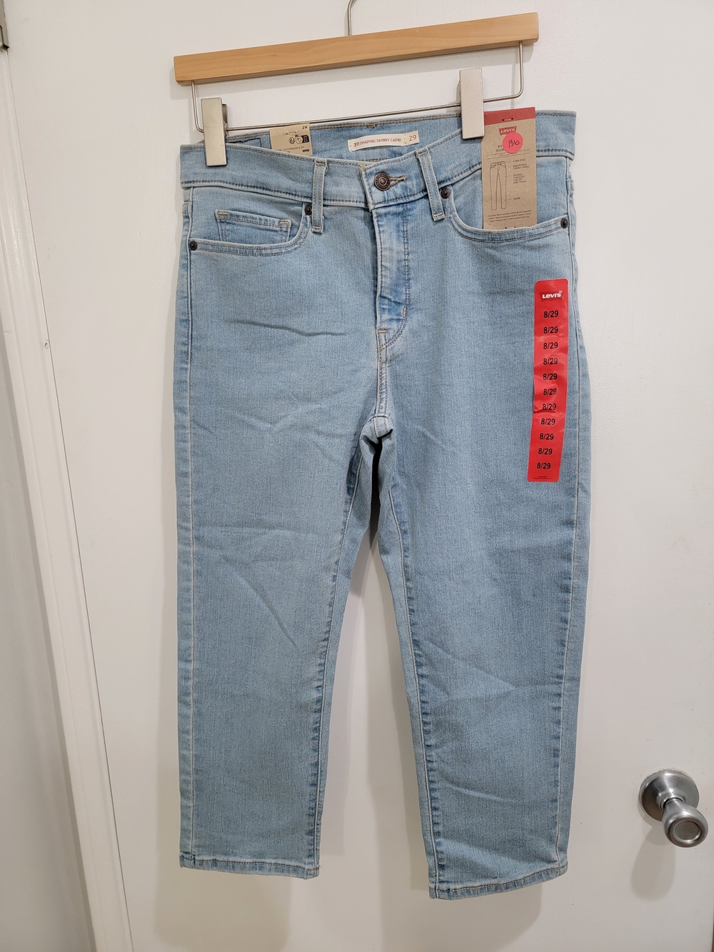 Levi's 311 Shaping Skinny Capri Light Blue Women’s Slim Jeans